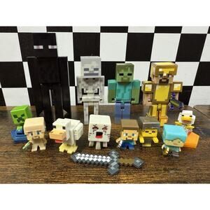 Minecraft Mixed Lot of Mini / Large Figures